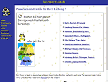 Tablet Screenshot of katzenpension.de