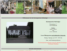 Tablet Screenshot of katzenpension.tv